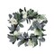 Iced Hydrangea and Blueberry Artificial Christmas Wreath with Glitter 26 Inch